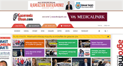 Desktop Screenshot of gazetenizolsun.com